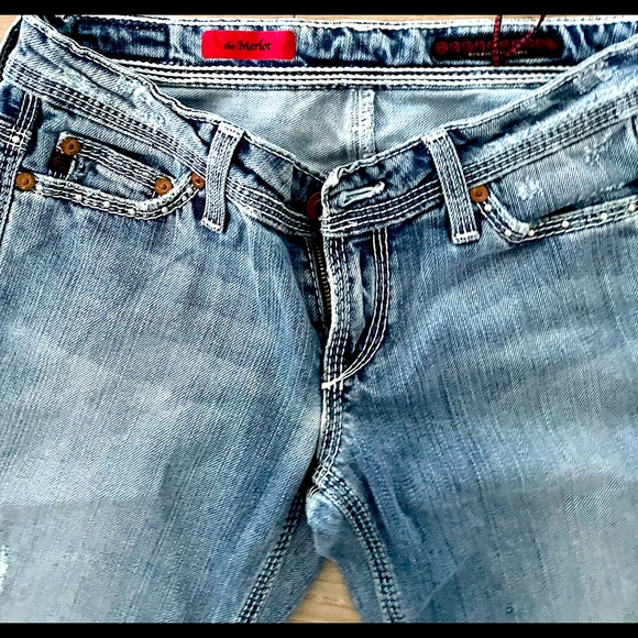 Ag Limited edition studded Ag-ED Merlot Jeans - Picture 1 of 14